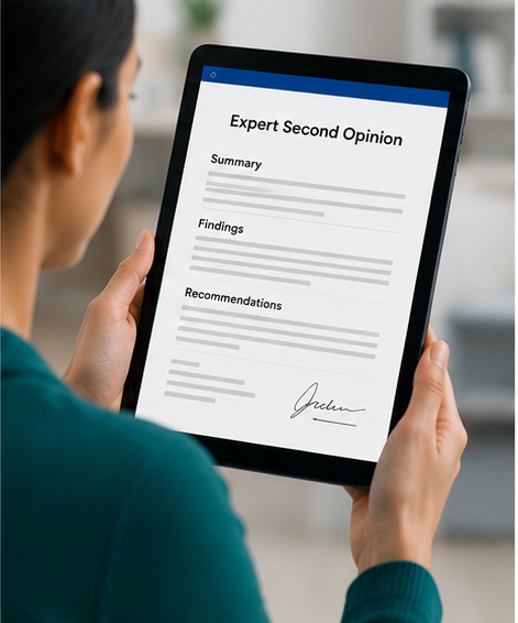 Receive Your Expert Report